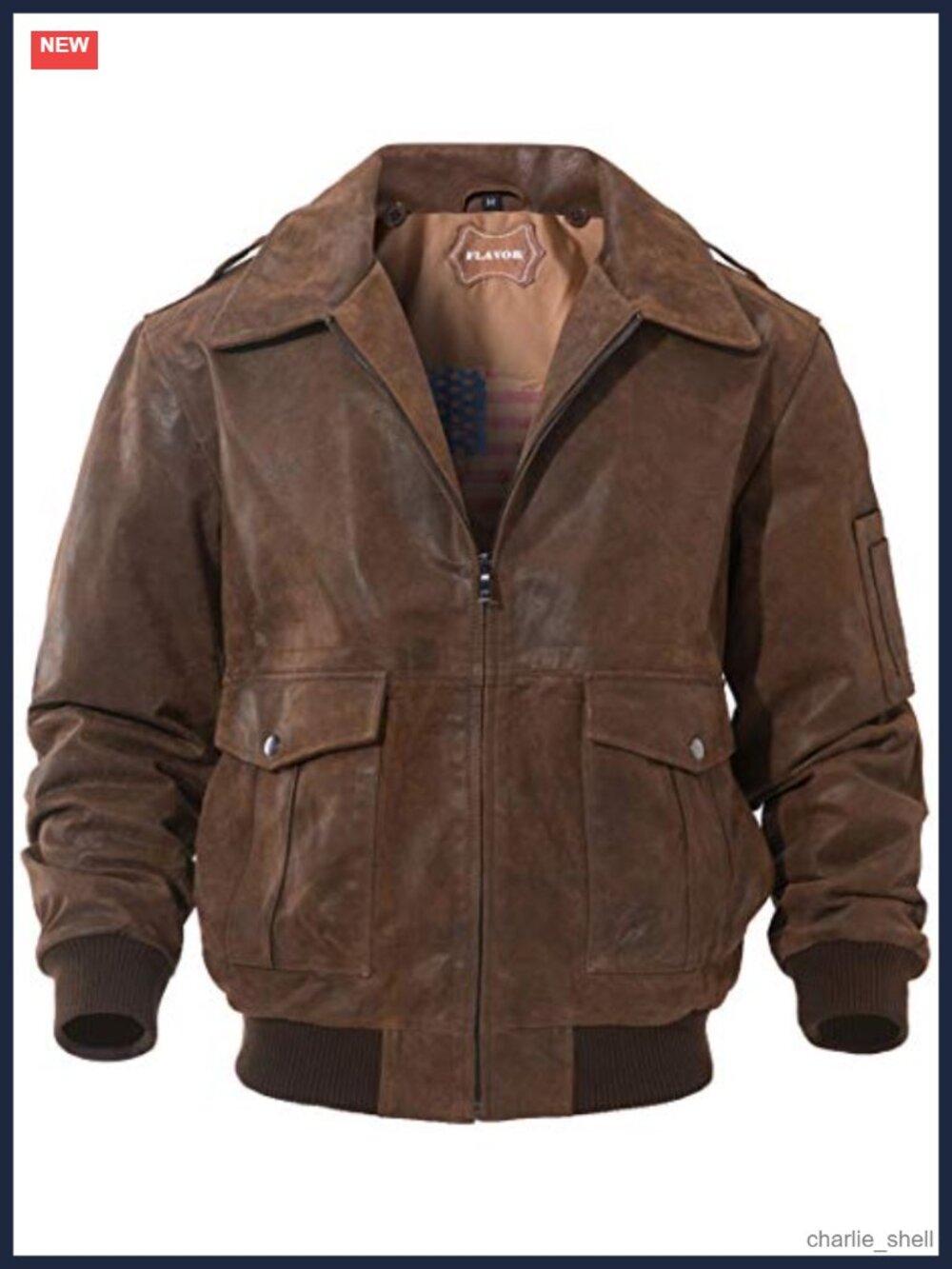 Men's Genuine Leather A2 Aviator Bomber Flight Jacket Fur Collar Hood
